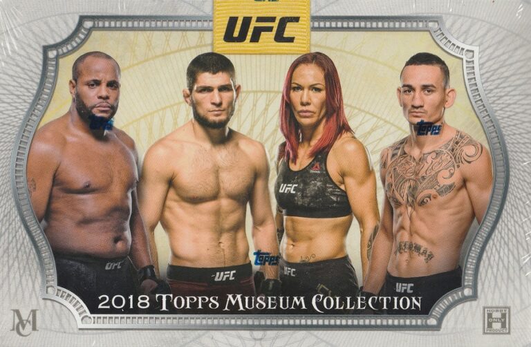 2018 TOPPS UFC MUSEUM COLLECTION Trading Card Journal