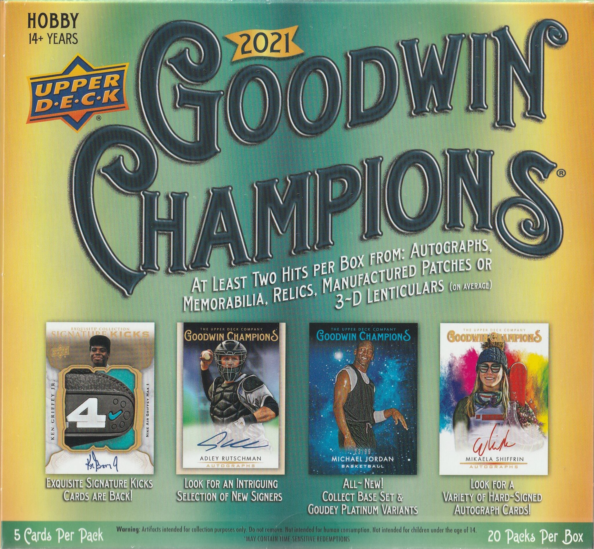 Upper Deck Goodwin Champions Trading Card Journal