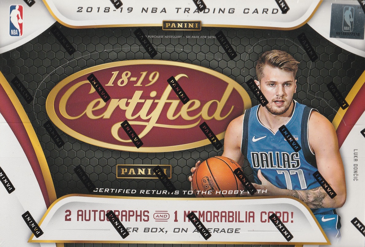 NBA 2018-19 PANINI CERTIFIED BASKETBALL | Trading Card Journal