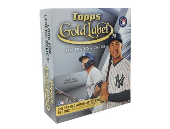 MLB 2018 TOPPS GOLD LABEL BASEBALL