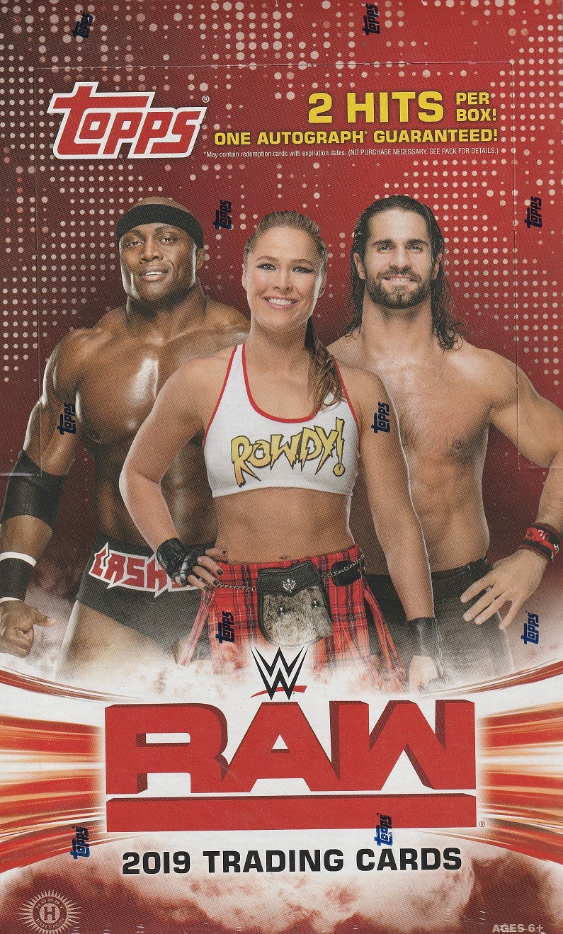 2019 TOPPS WWE RAW | Trading Card Journal