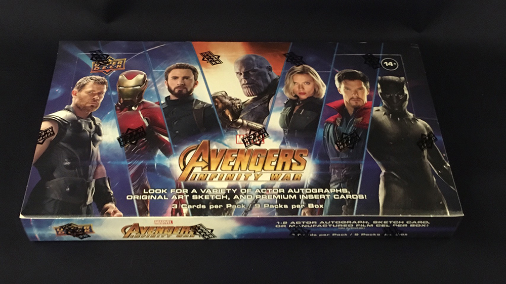 2018 UD Marvel Avengers Infinity War