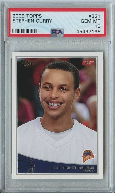 2009 TOPPS STEPHEN CURRY Rookie card