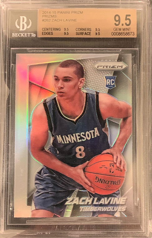 2014-15 PANINI PRIZM PRIZMS ZACH LAVINE