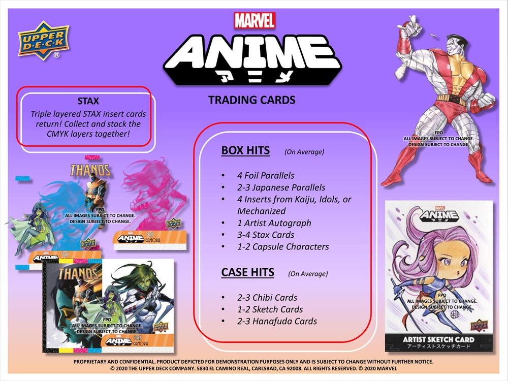 UPPER DECK 2020 MARVEL ANIME | Trading Card Journal