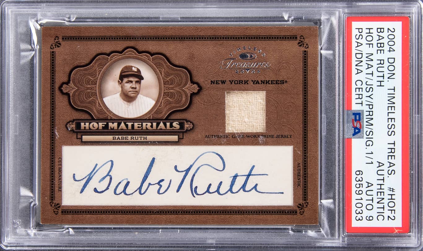 Babe Ruth 1924 ベーブルース　カード