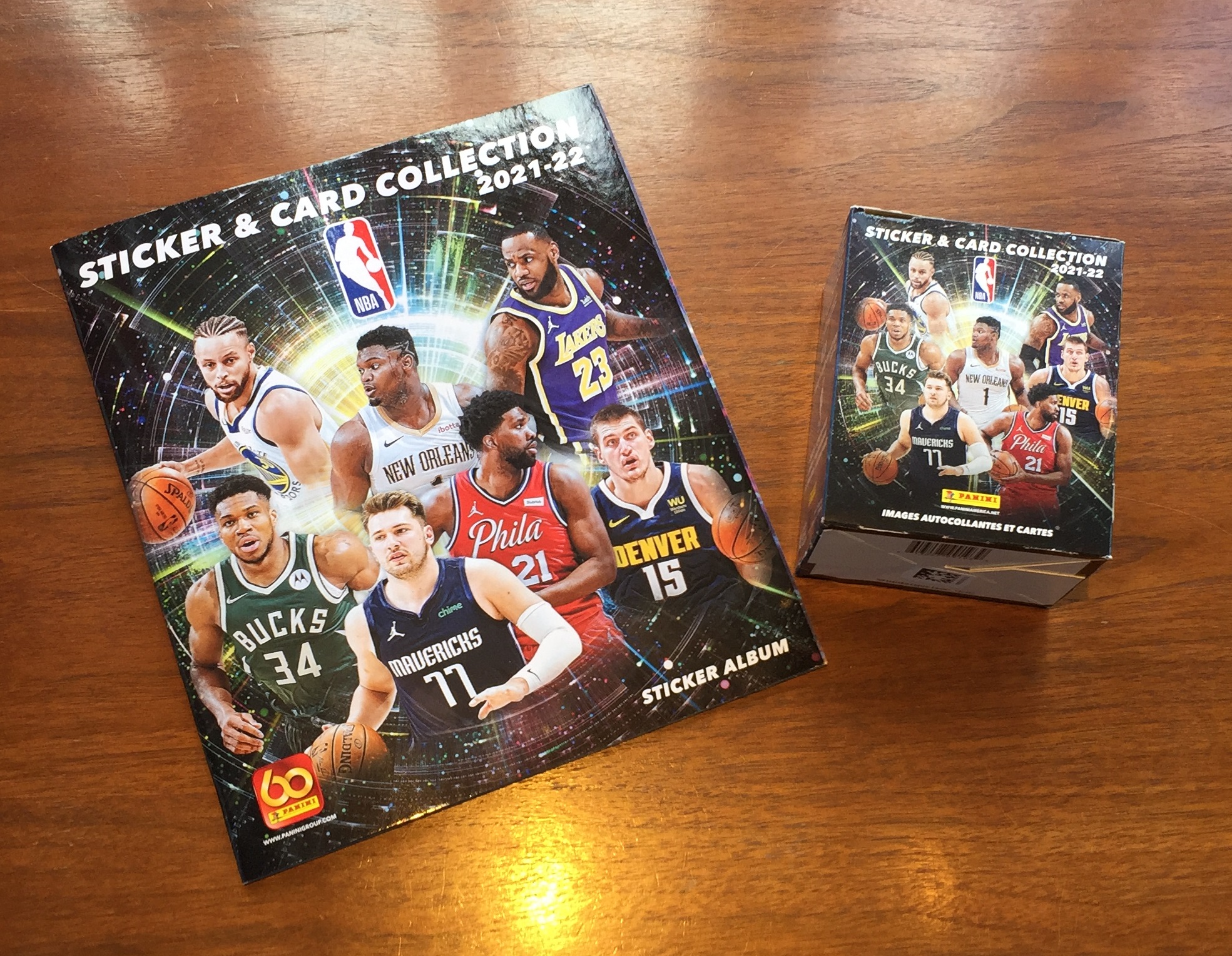 PANINI「2021-22 NBA STICKER & CARD COLLECTION」【コラム/開封