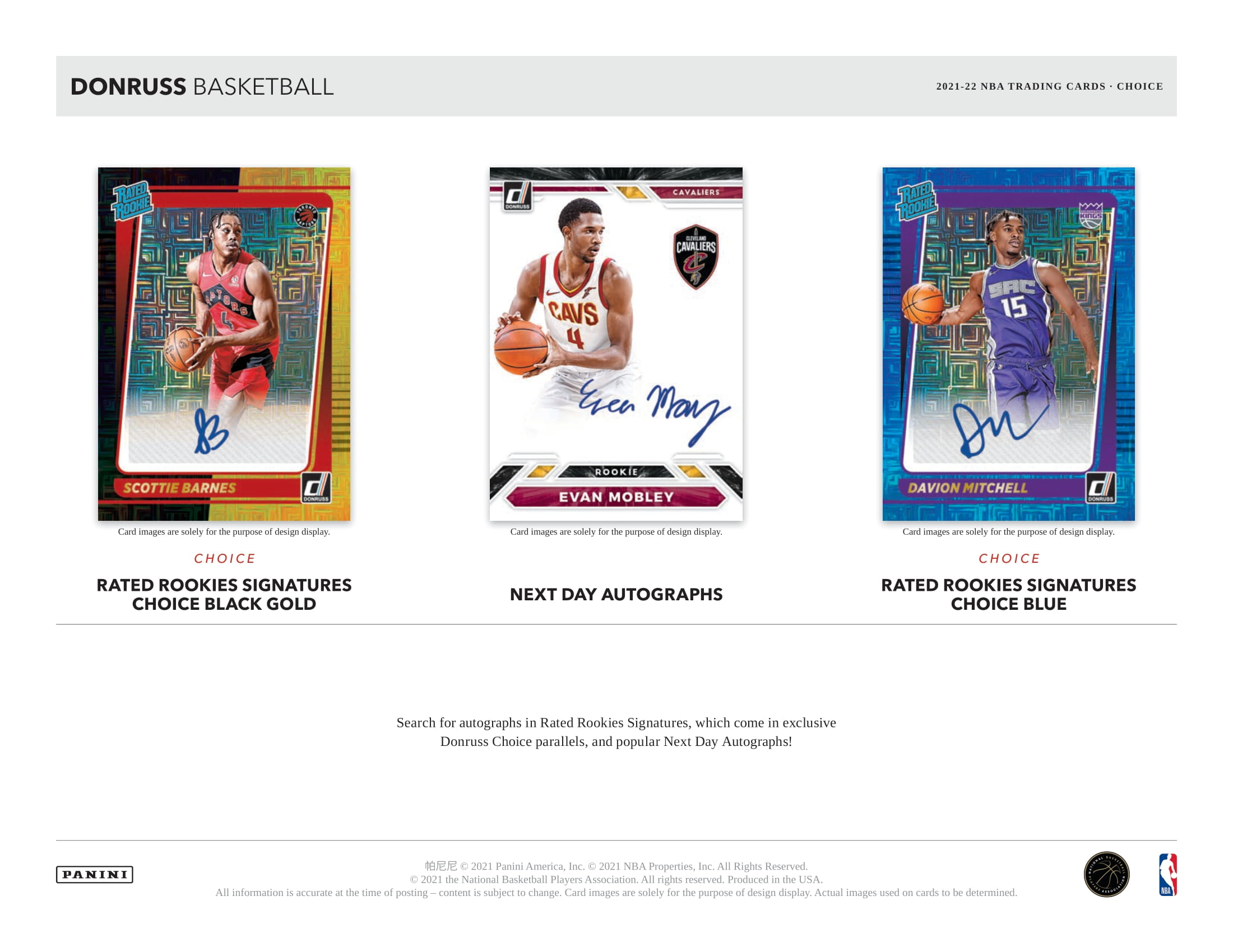 2022 PANINI DONRUSS CHOICE NBA 新品未開封ボックス seven-health.com