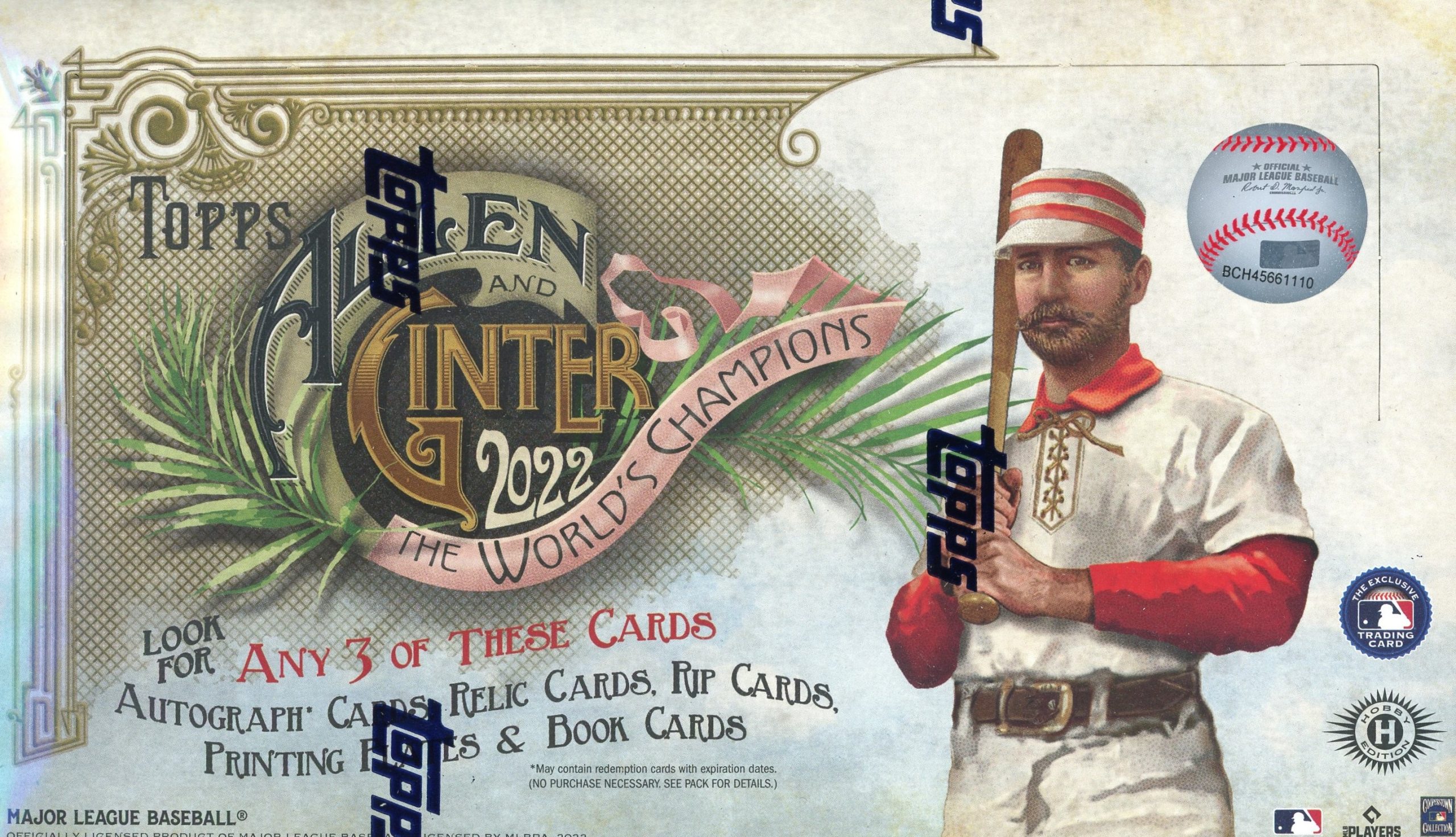 ⚾ MLB 2022 TOPPS ALLEN & GINTER BASEBALL HOBBY【製品情報