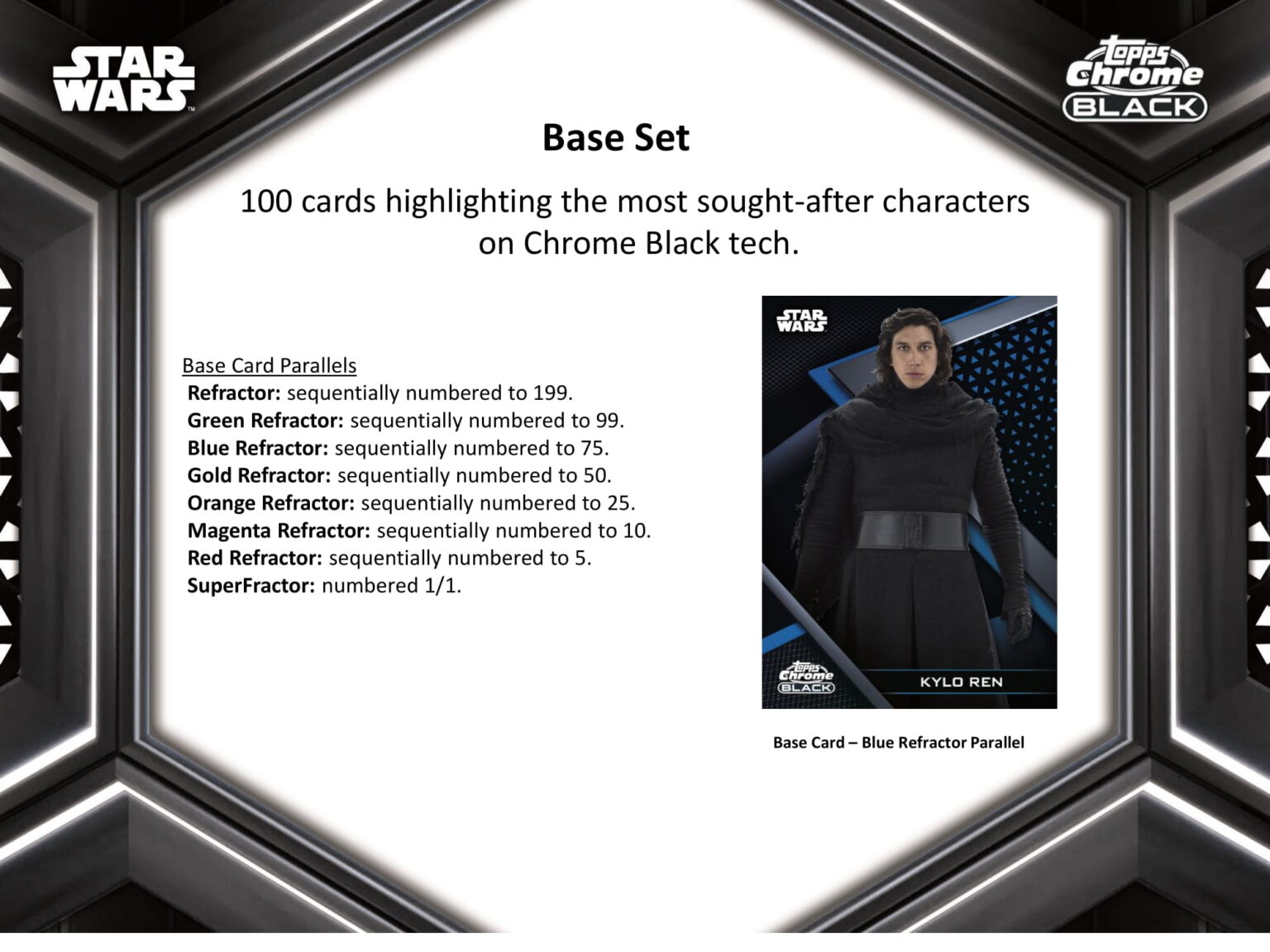 2022 TOPPS STAR WARS CHROME BLACK HOBBY【製品情報】 Trading Card Journal