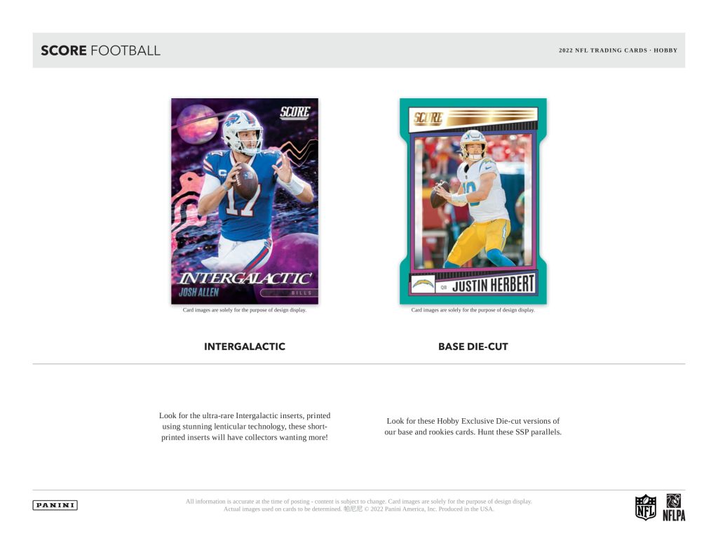 🏈 NFL PANINI 2022 SCORE FOOTBALL HOBBY【製品情報】 | Trading Card