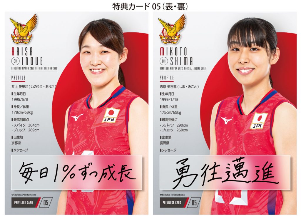 🏐 全日本女子バレーボール 火の鳥 NIPPON 2022 公式トレーディング 