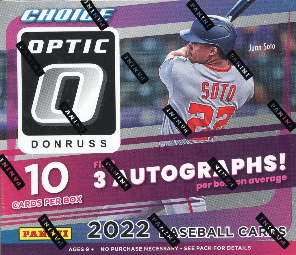 2022 Panini Donruss Optic MLB Baseball Blaster Box Trading Cards