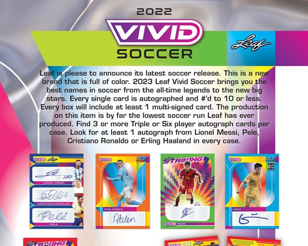 ⚽ 2022 LEAF VIVID SOCCER HOBBY【製品情報】 | Trading Card Journal