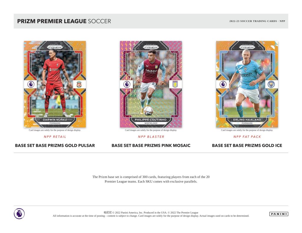 ⚽ 2022-23 PANINI PRIZM PREMIER LEAGUE SOCCER BLASTER【製品情報