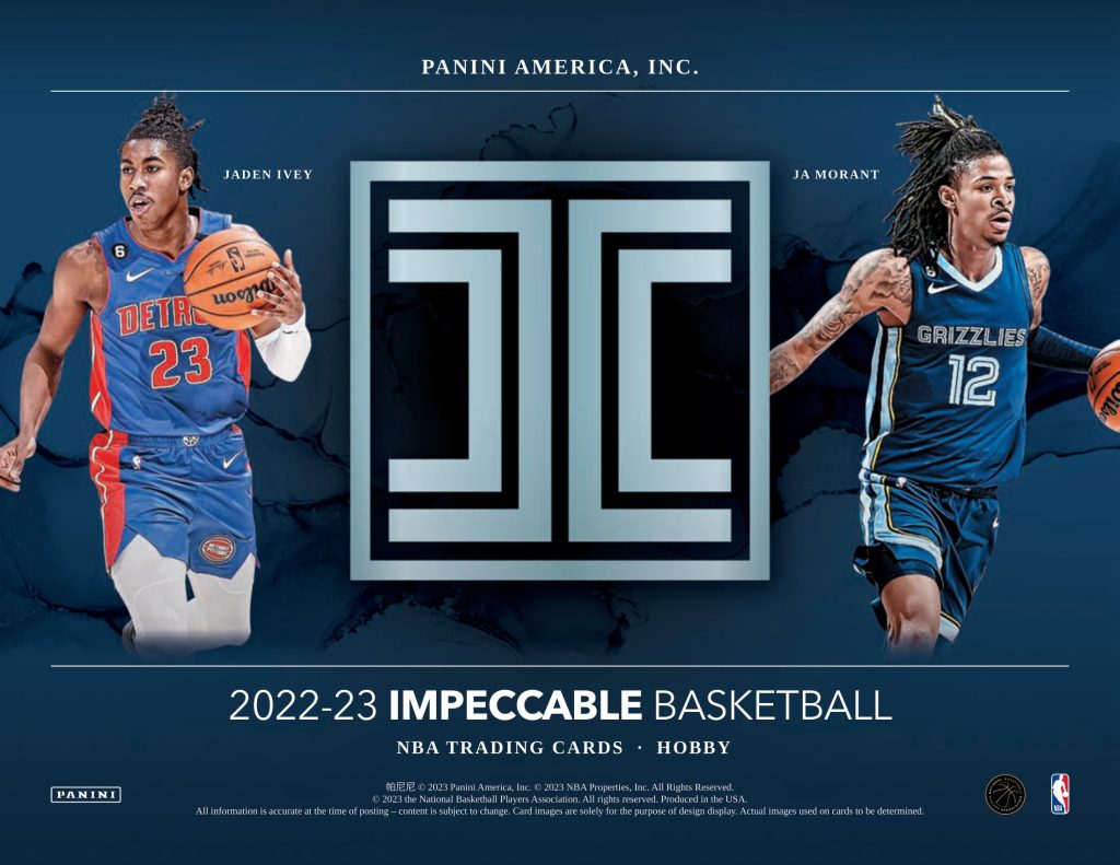 2022-23 PANINI IMPECCABLE NBA 新品未開封ボックス