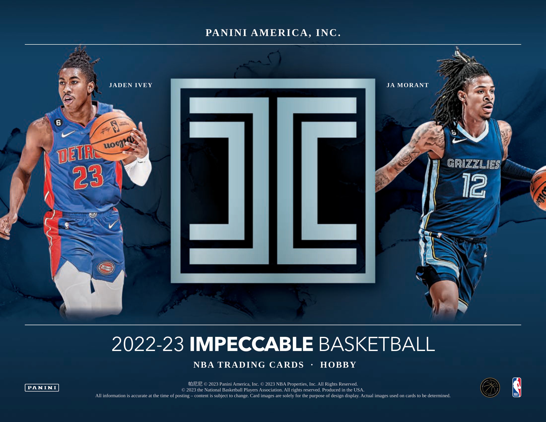 NBA 202223 PANINI IMPECCABLE BASKETBALL HOBBY Trading Card Journal