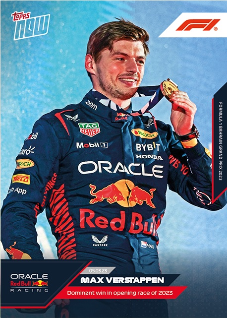 ルーキー米国人ドライバーが登場！ 「Topps Now」のF1も新シーズンが