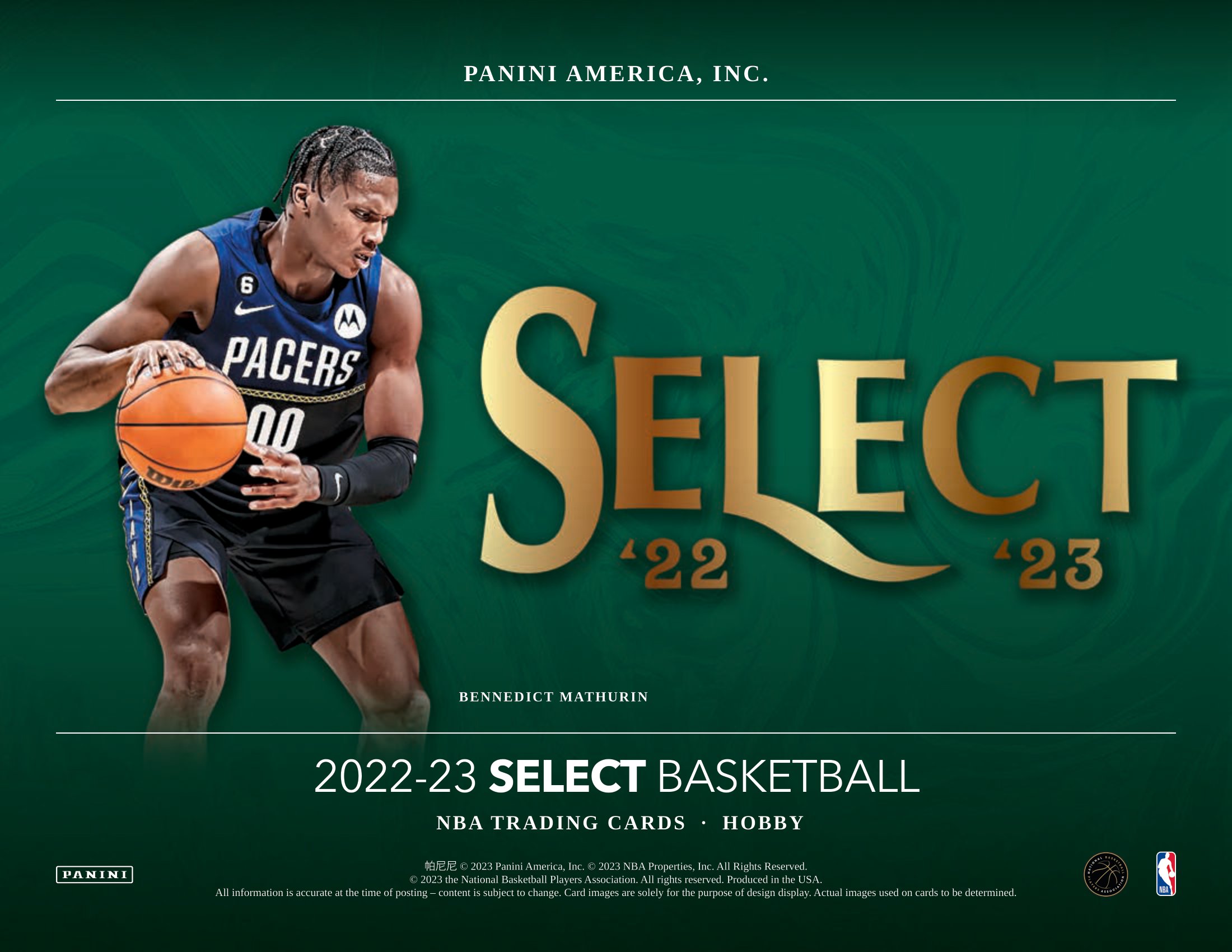 🏀 NBA 2022-23 PANINI SELECT BASKETBALL HOBBY【製品情報