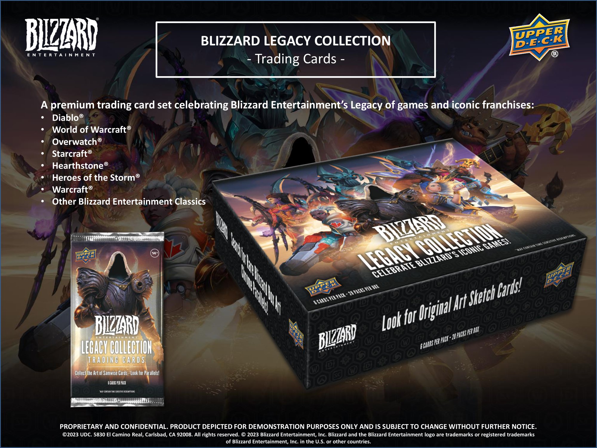 UPPER DECK BLIZZARD LEGACY COLLECTION TRADING