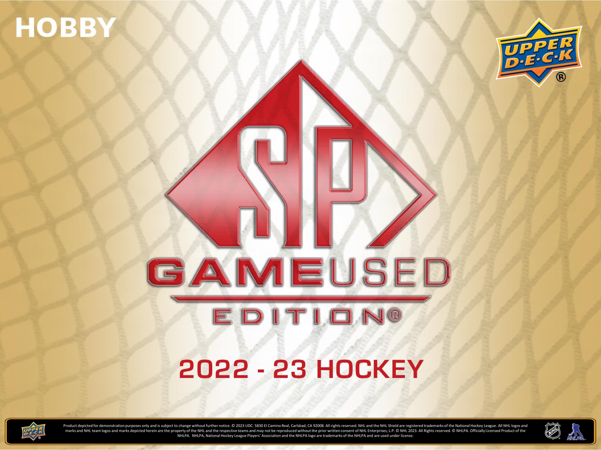 NHL 2022-23 UPPER DECK SP GAME USED HOCKEY HOBBY【製品情報
