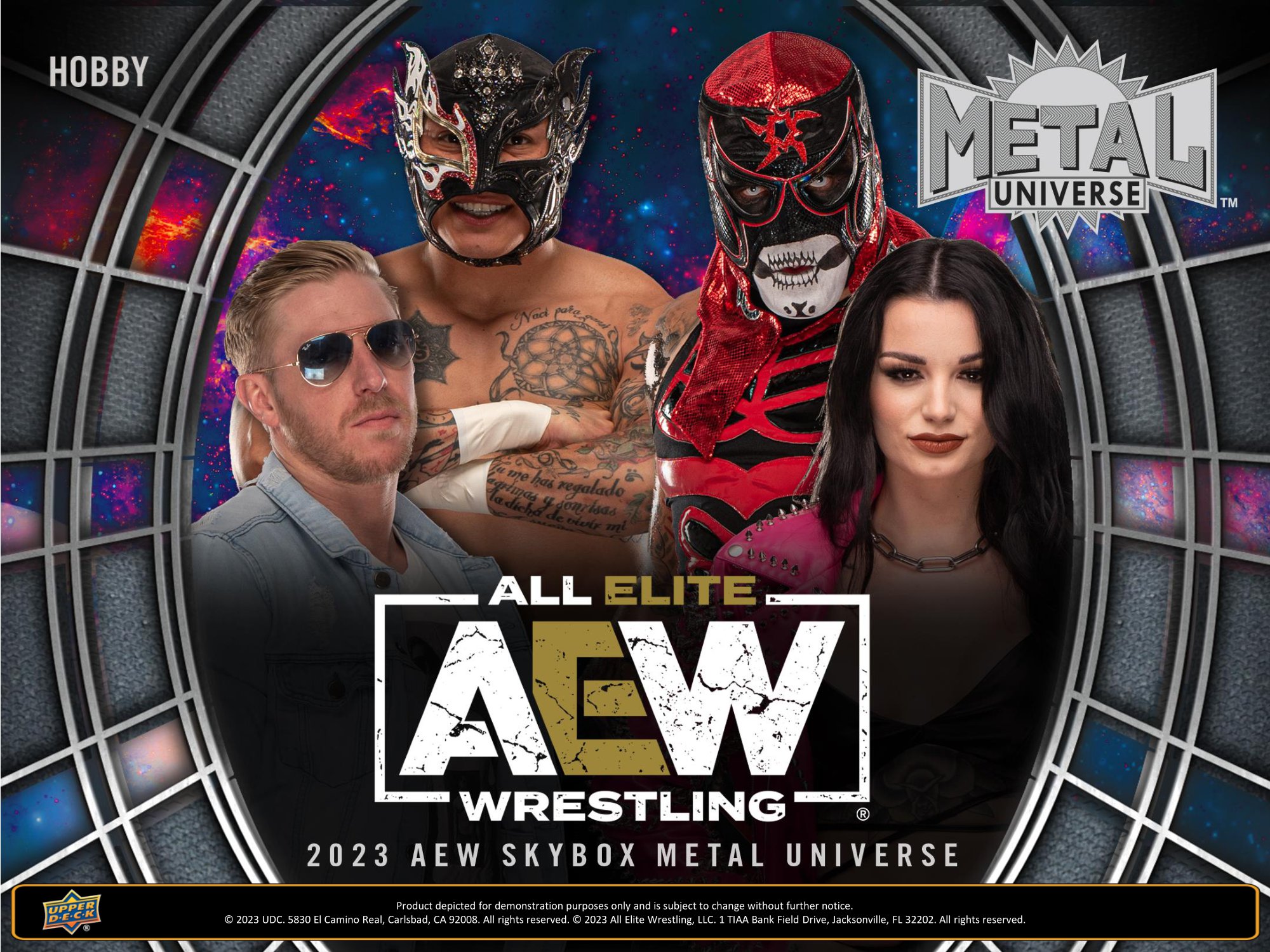 2023 UPPER DECK AEW SKYBOX METAL UNIVERSE HOBBY