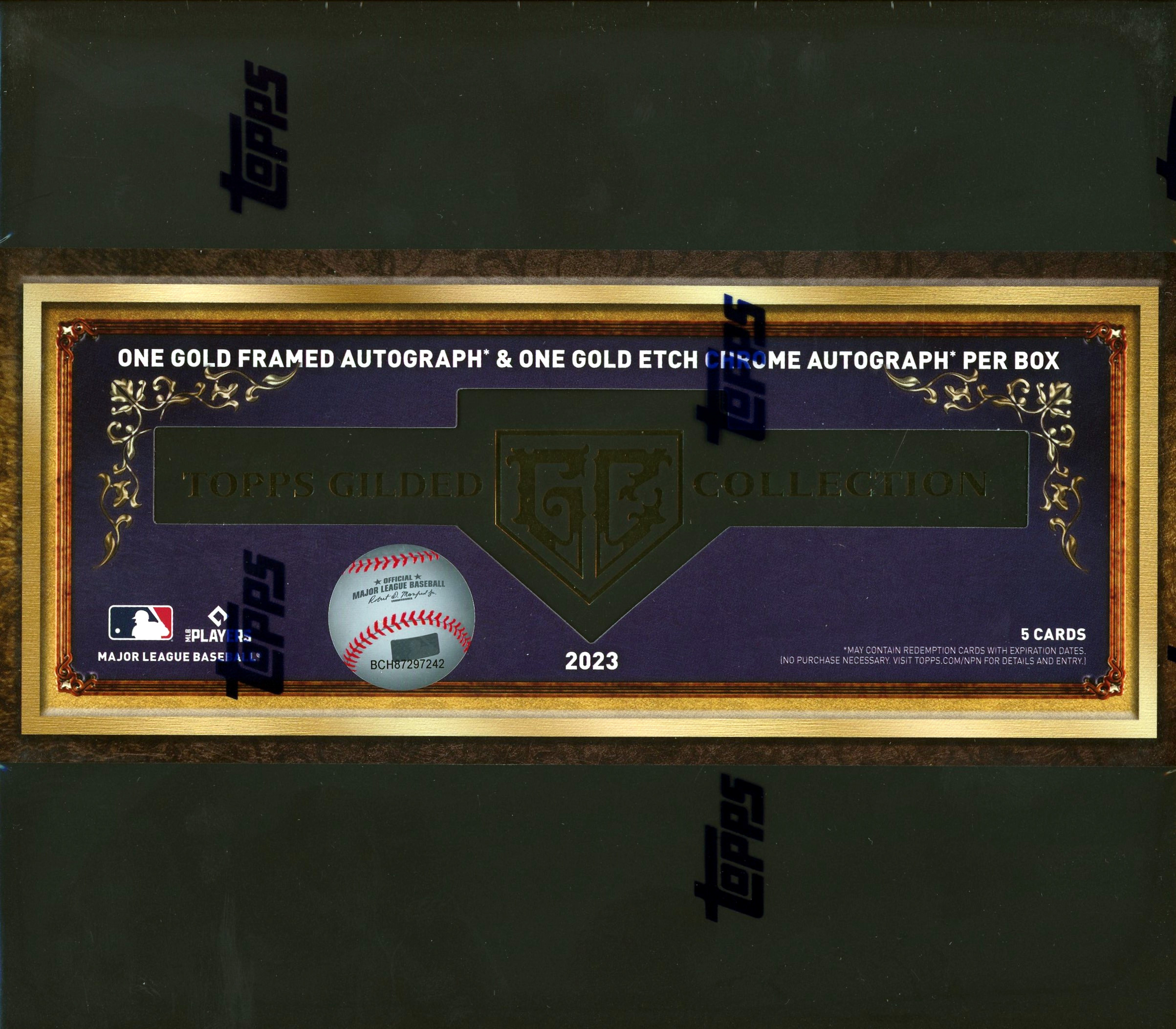 2023 TOPPS GILDED COLLECTION Trading Card Journal