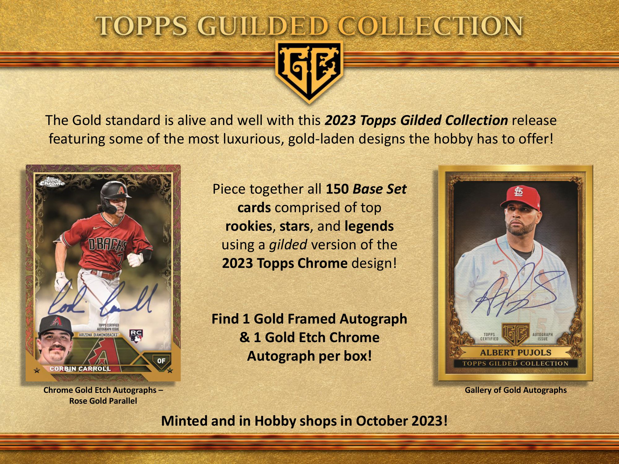 MLB 2023 TOPPS GILDED COLLECTION BASEBALL HOBBY Trading Card Journal