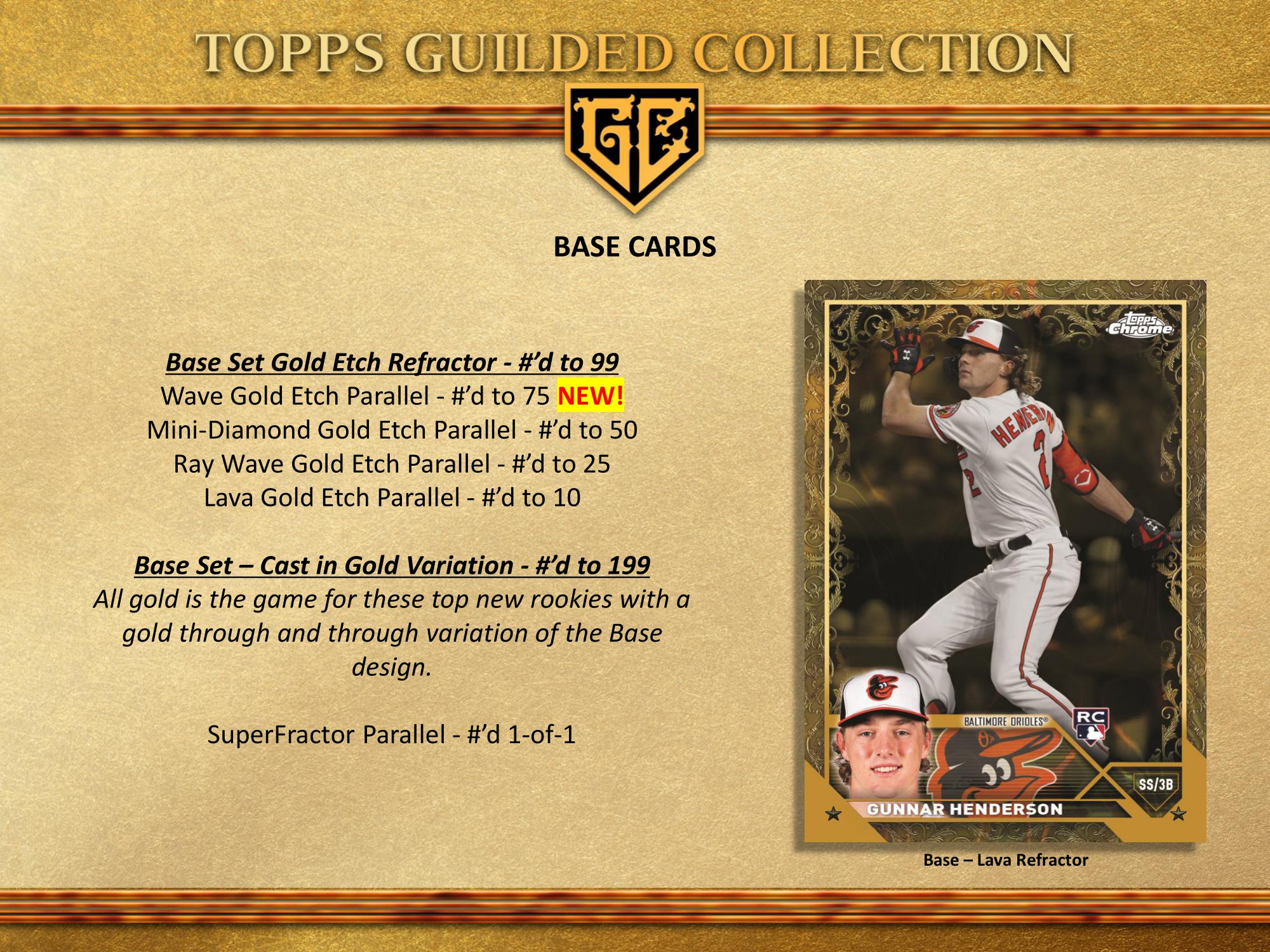 2023 Topps Gilded Collection Baseball – Hobby-2 | Trading Card Journal