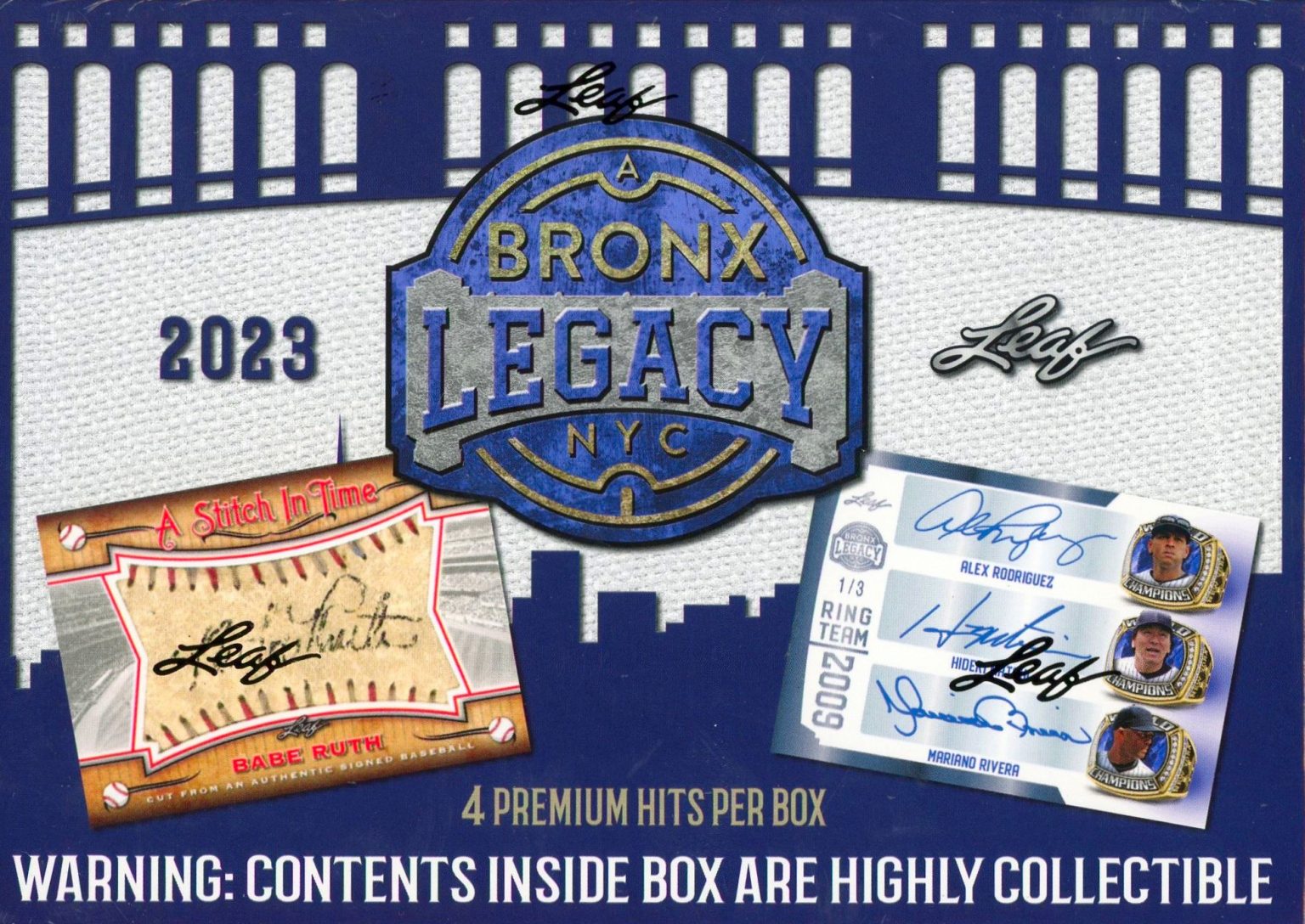 23 LEAF BRONX LEGACY Trading Card Journal