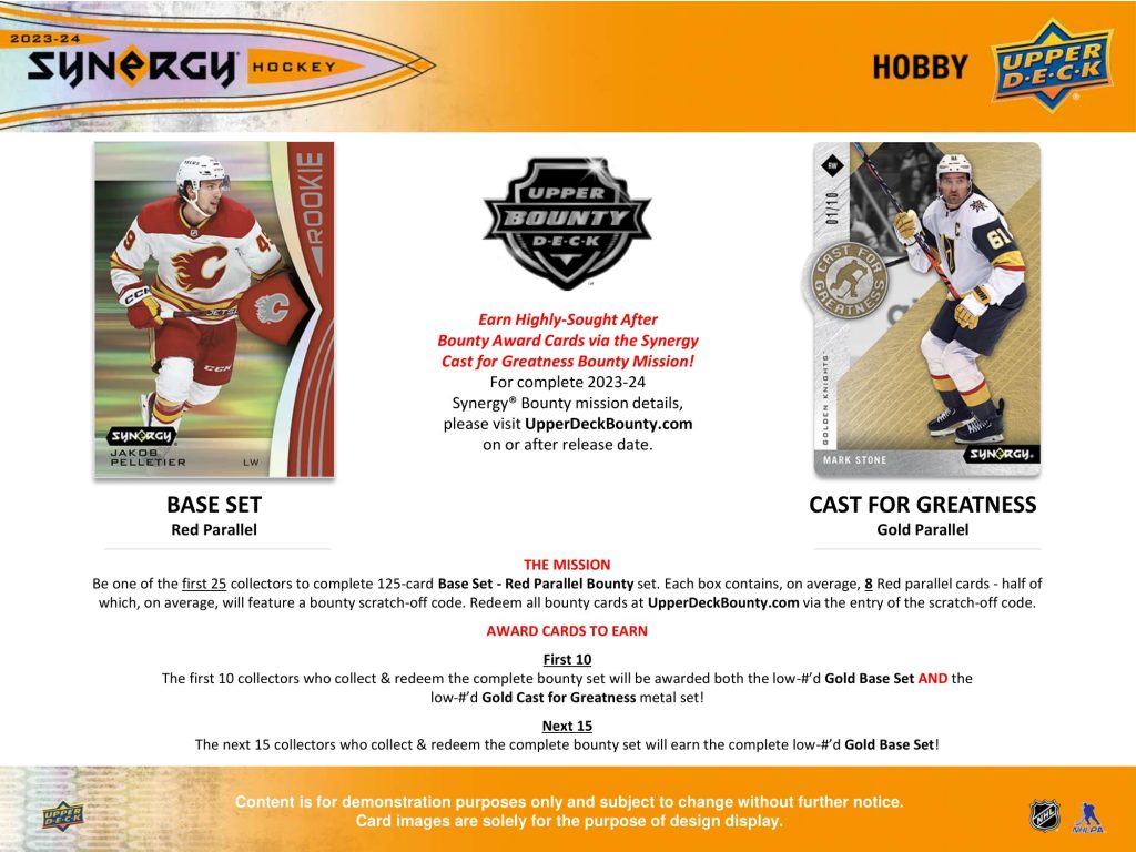 NHL 2023-24 UPPER DECK SYNERGY HOCKEY【製品情報】 | Trading Card Journal