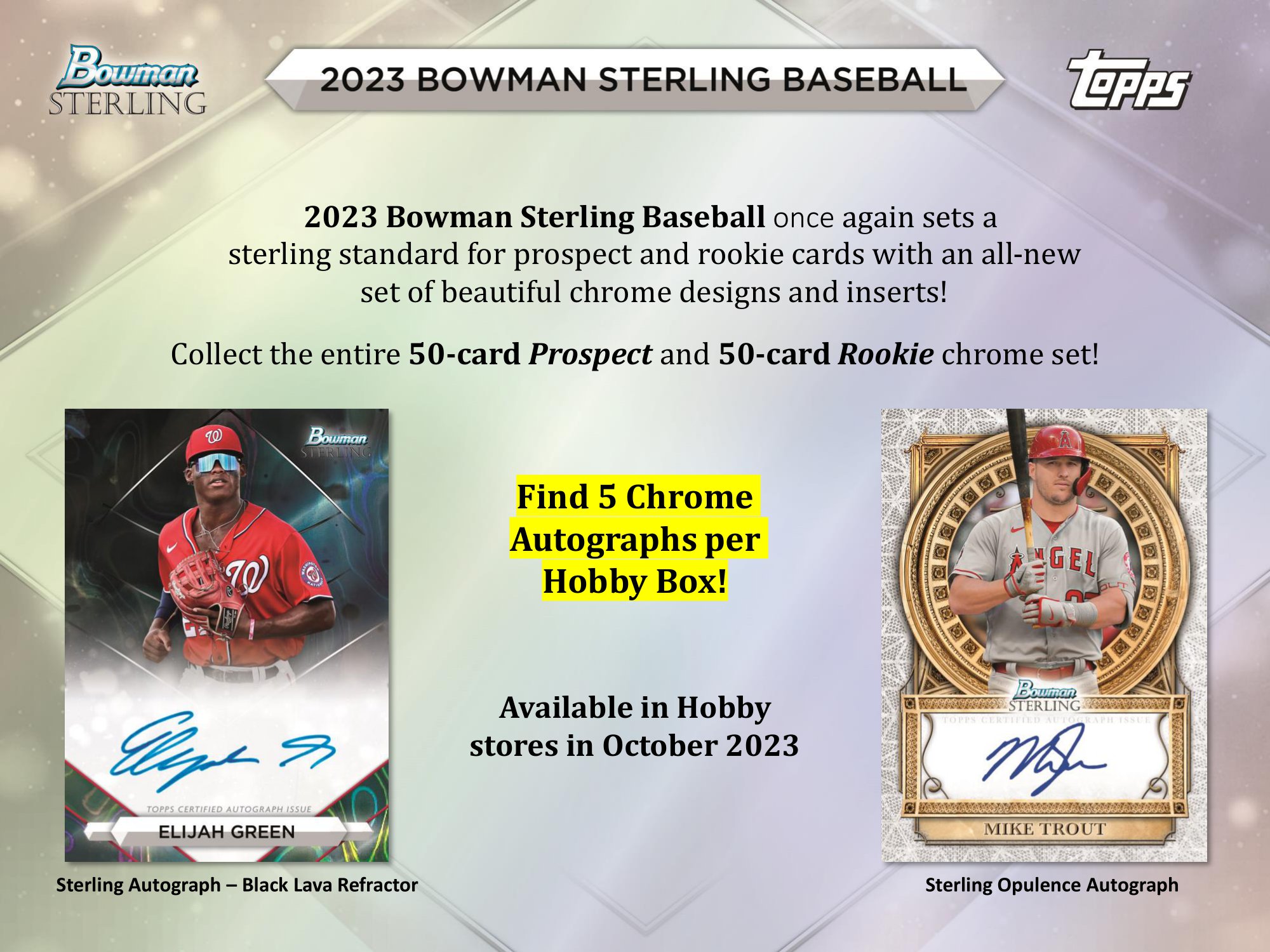 ⚾ MLB 2023 TOPPS BOWMAN STERLING BASEBALL HOBBY【製品情報