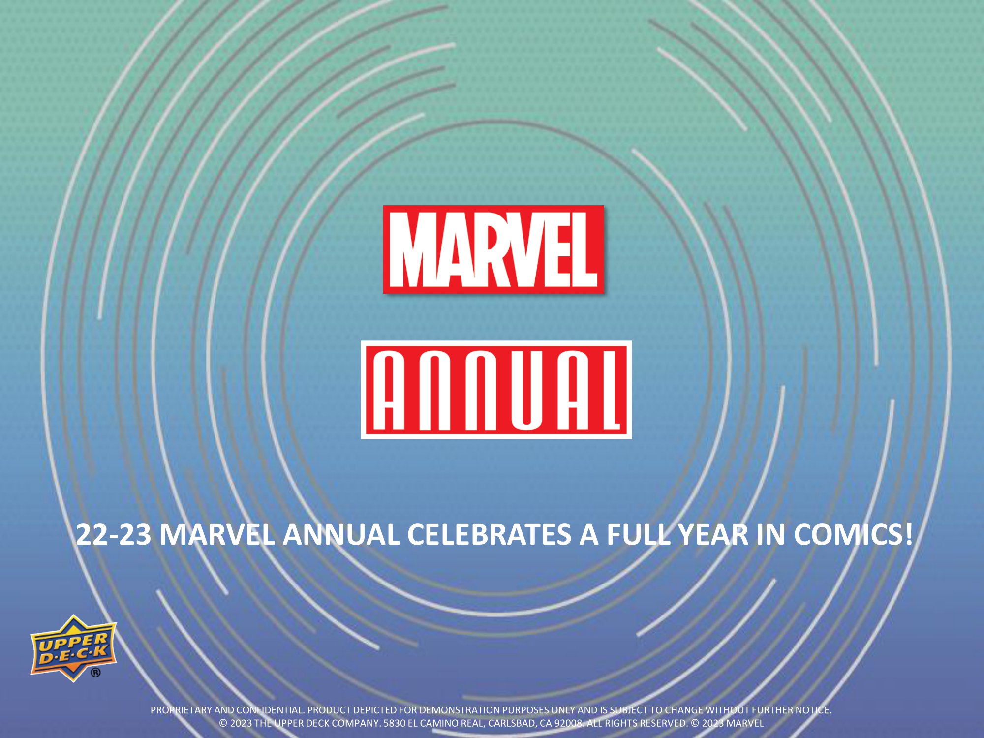 2022-23 UPPER DECK MARVEL ANNUAL TRADING CARD HOBBY【製品情報