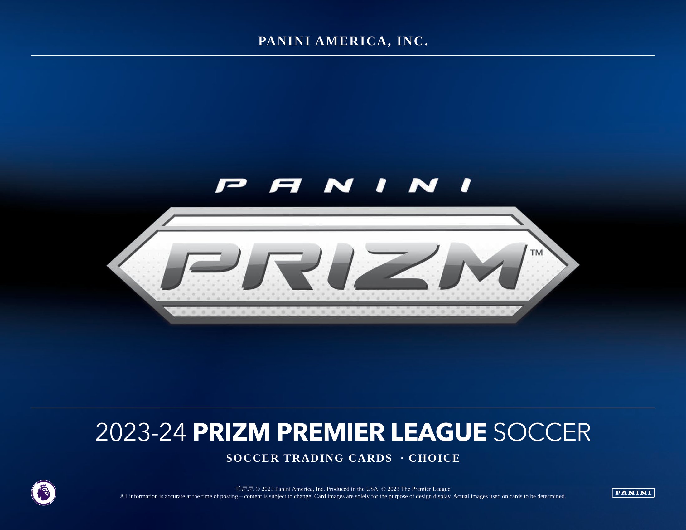 ⚽ 2023-24 PANINI PRIZM PREMIER LEAGUE SOCCER CHOICE【製品情報