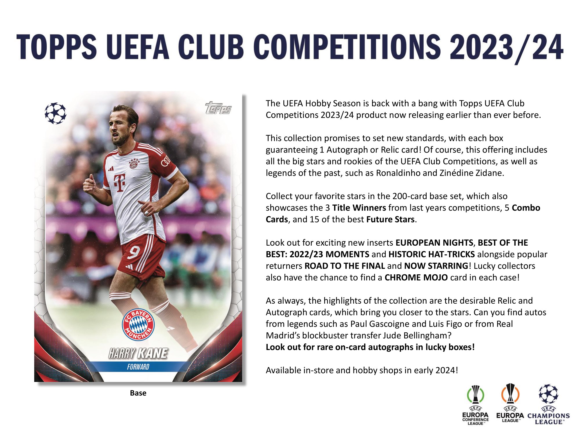 ⚽ 2023-24 TOPPS UEFA CLUB COMPETITIONS HOBBY【製品情報