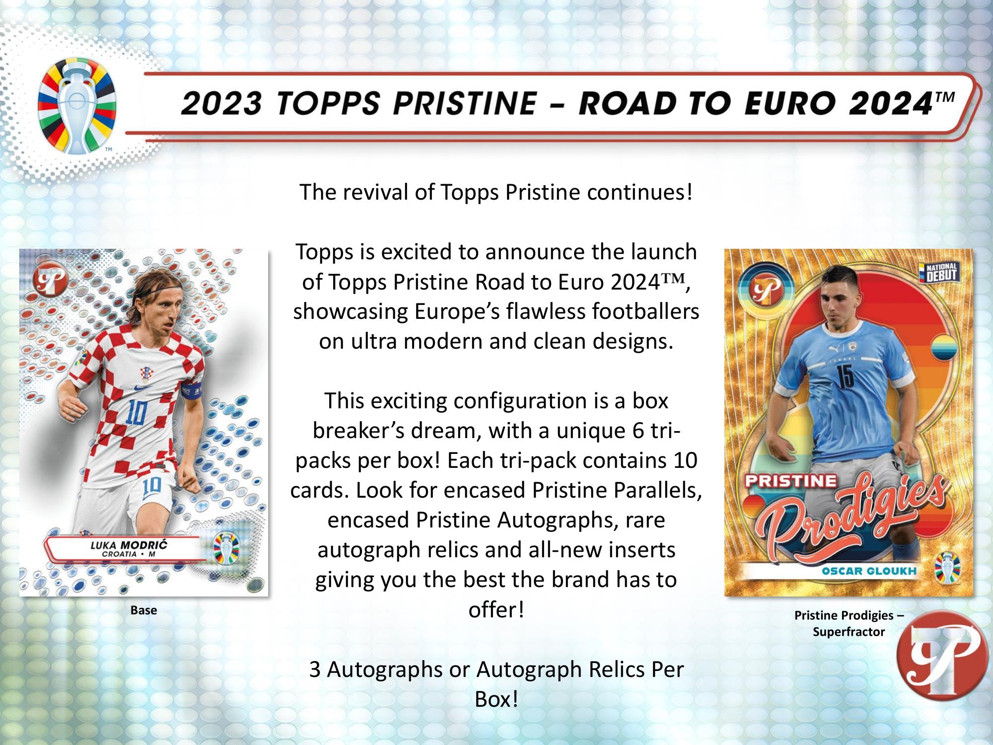 2025 TOPPS UEFA PRISTINE ROAD TO EURO 2025 Trading Card Journal