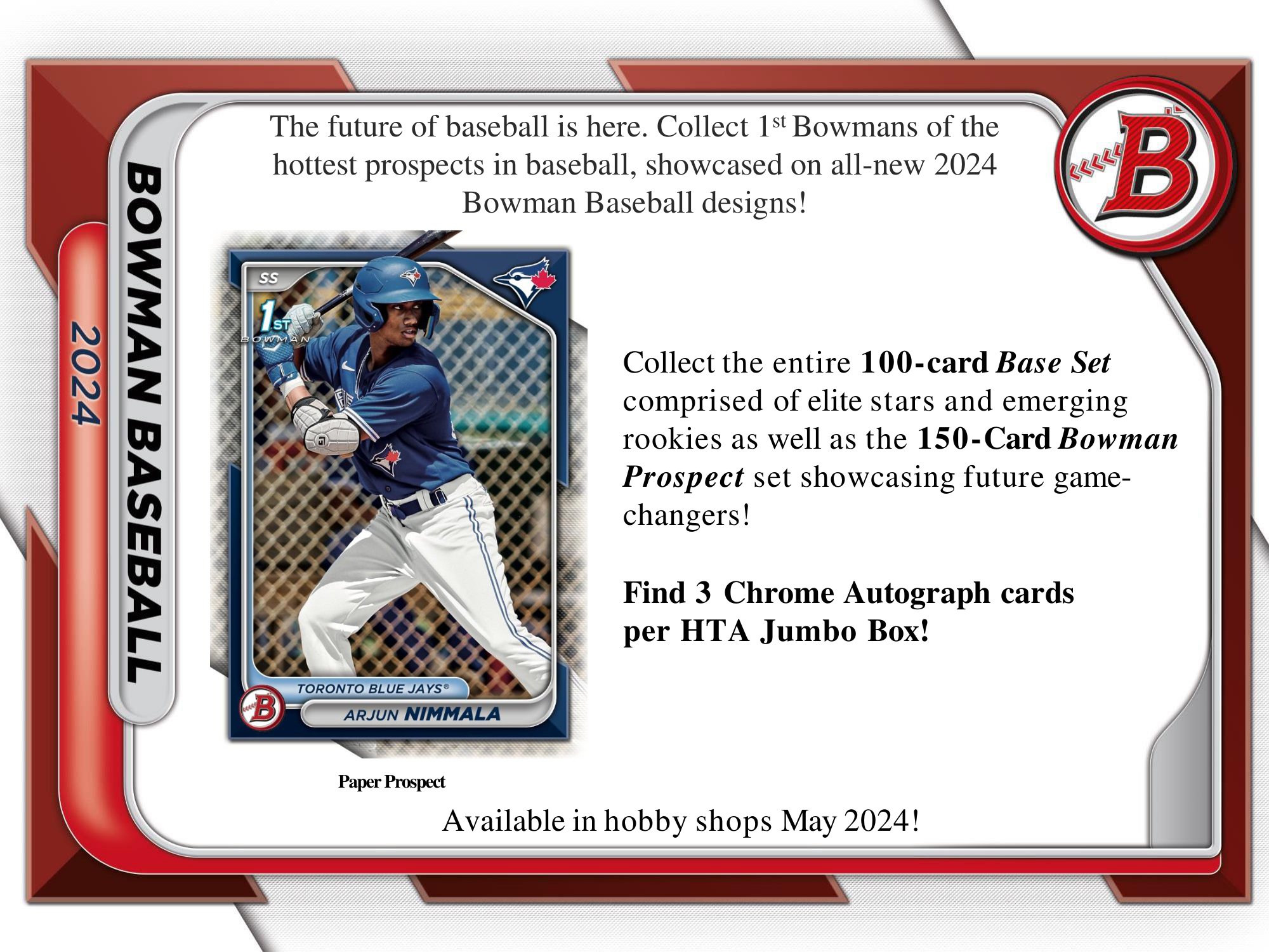 MLB 2024 TOPPS BOWMAN BASEBALL HTA JUMBO | Trading Card Journal