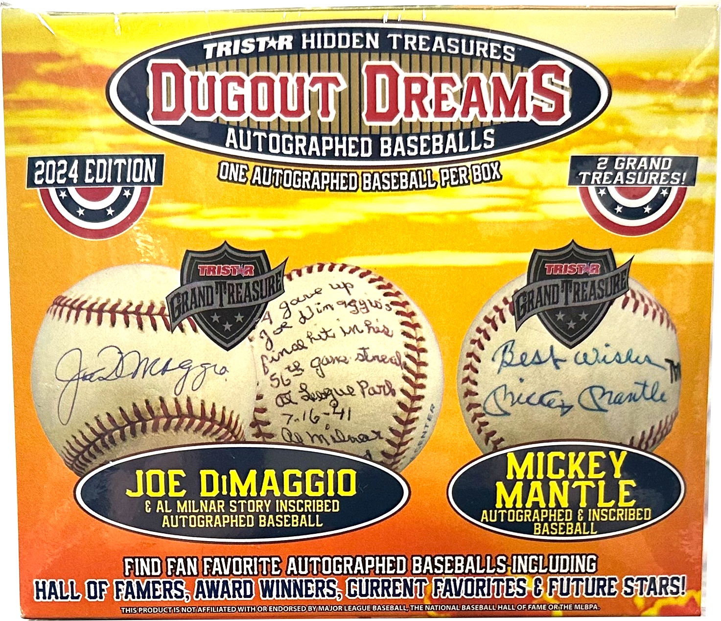 2024 TRISTAR HIDDEN TREASURES DUGOUT DREAMS AUTOGRAPHED BASEBALLS【製品情報】 |  Trading Card Journal