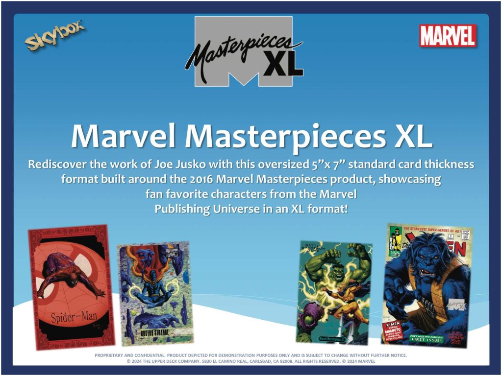 2024 UPPER DECK MARVEL MASTERPIECES XL HOBBY