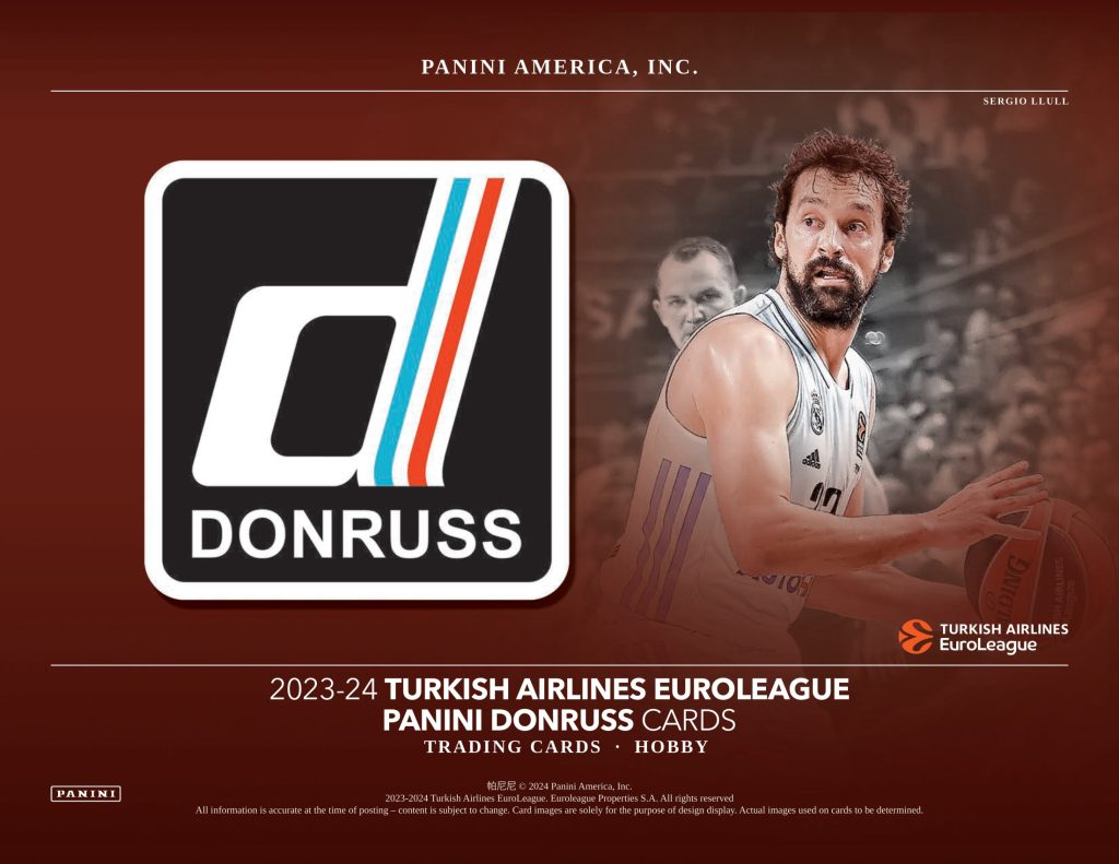 2023-24 PANINI DONRUSS EUROLEAGUE BASKETBALL HOBBY