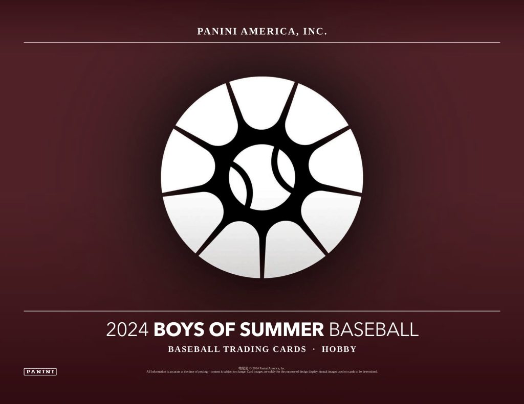 MLBPA 2024 PANINI BOYS OF SUMMER BASEBALL HOBBY