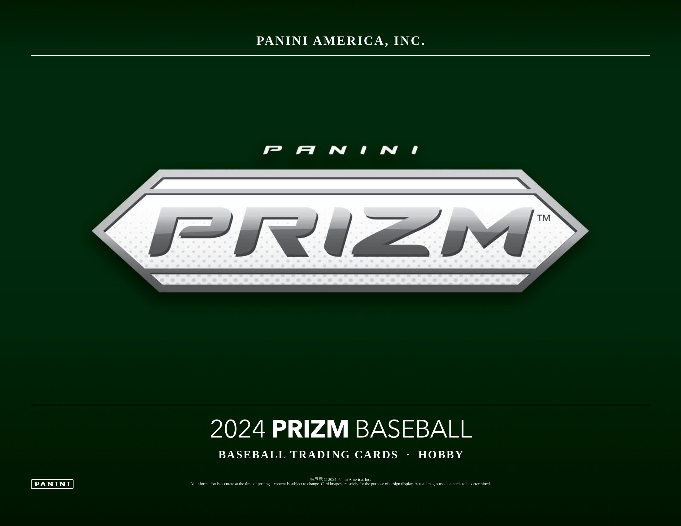 ⚾ 2024 PANINI PRIZM BASEBALL HOBBY【製品情報】 | Trading Card Journal
