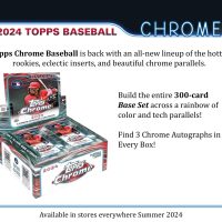 MLB 2024 TOPPS CHROME BASEBALL JUMBO