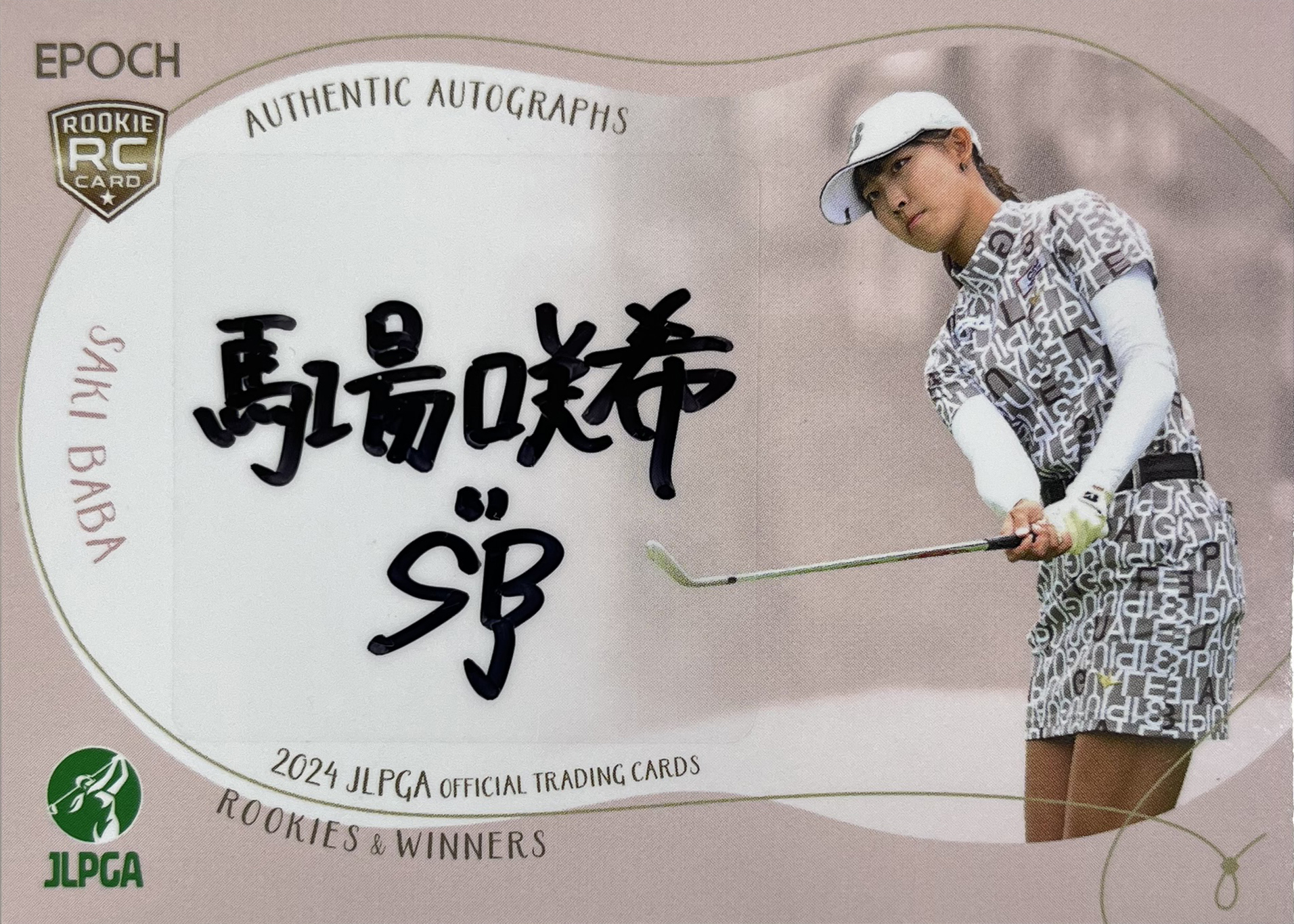 EPOCH2023 JLPGA ROOKIES&WINNERS ウーチャイェン ホログラフィカカード エポック 女子プロゴルフ RC