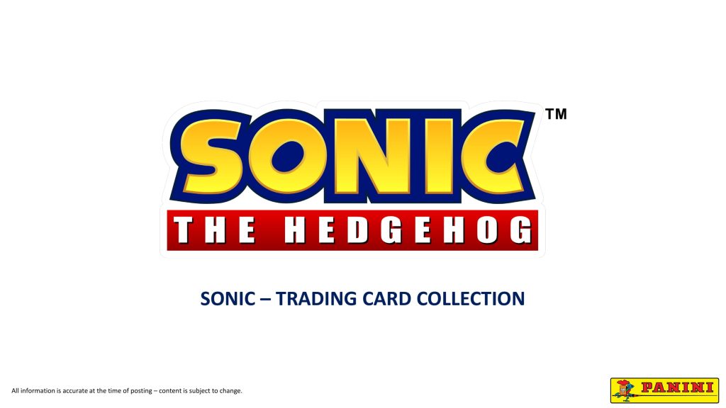 2024 PANINI SONIC THE HEDGEHOG TRADING CARDS STARTER PACK