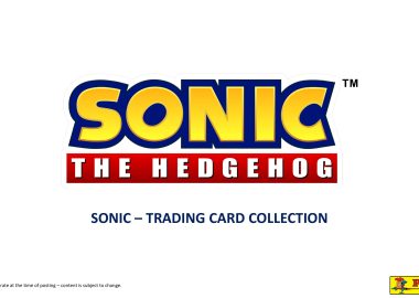 2024 PANINI SONIC THE HEDGEHOG TRADING CARDS STARTER PACK