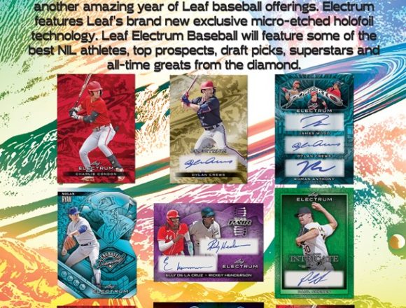 2024 LEAF ELECTRUM BASEBALL TRADING CARD HOBBY