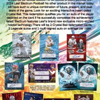 2024 LEAF ELECTRUM FOOTBALL TRADING CARDS HOBBY