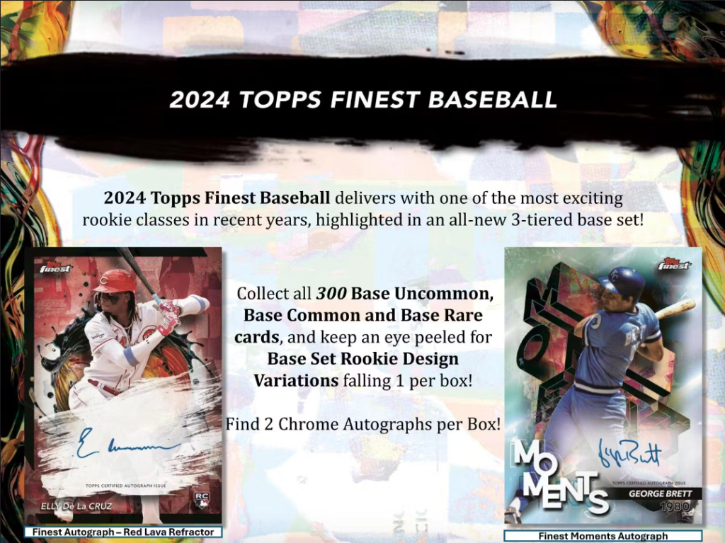 MLB 2024 TOPPS FINEST BASEBALL HOBBY