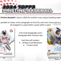 MLB 2024 TOPPS PRISTINE BASEBALL HOBBY